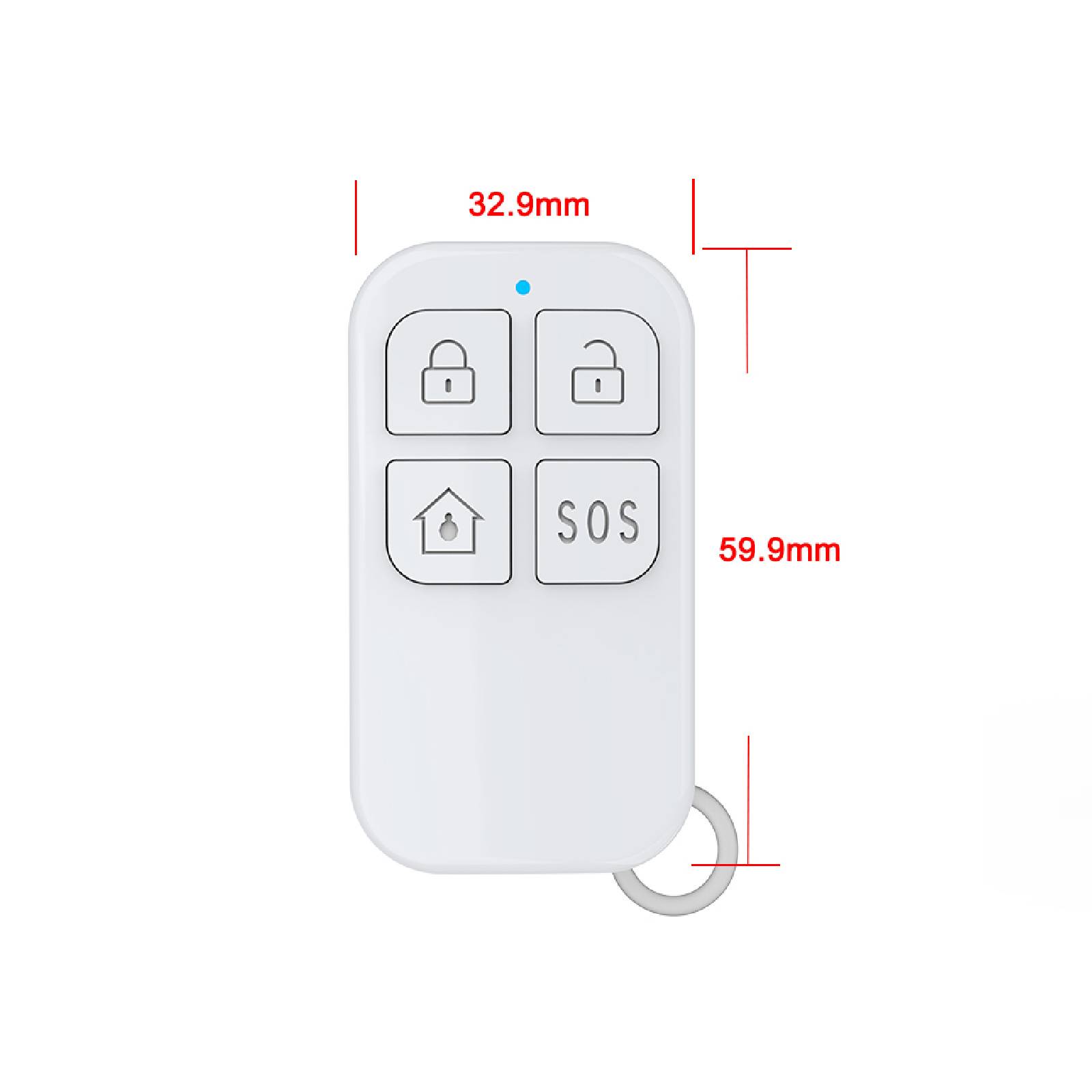 Lot de 2 Télécommandes pour Alarme-Caméra KYF-CAM-027 et KYF-ALARM-012-3