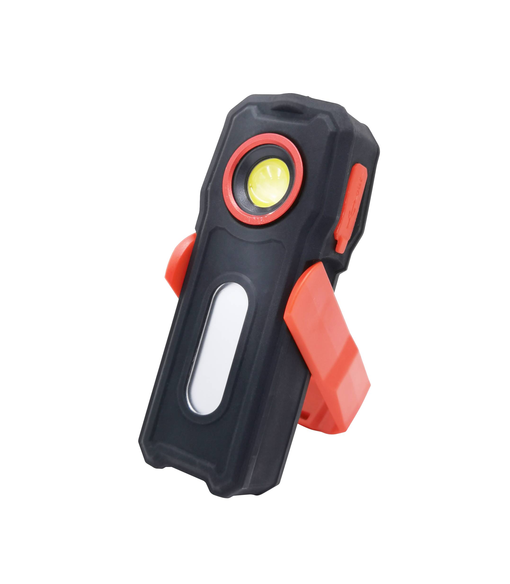 Lampe Torche LED Multifonctions Rechargeable USB – Batterie Externe Smartphone – 300lm & 140lm – Aimant pour fixation-0