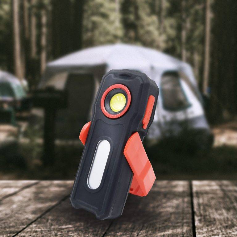 Lampe Torche LED Multifonctions Rechargeable USB – Batterie Externe Smartphone – 300lm & 140lm – Aimant pour fixation-1
