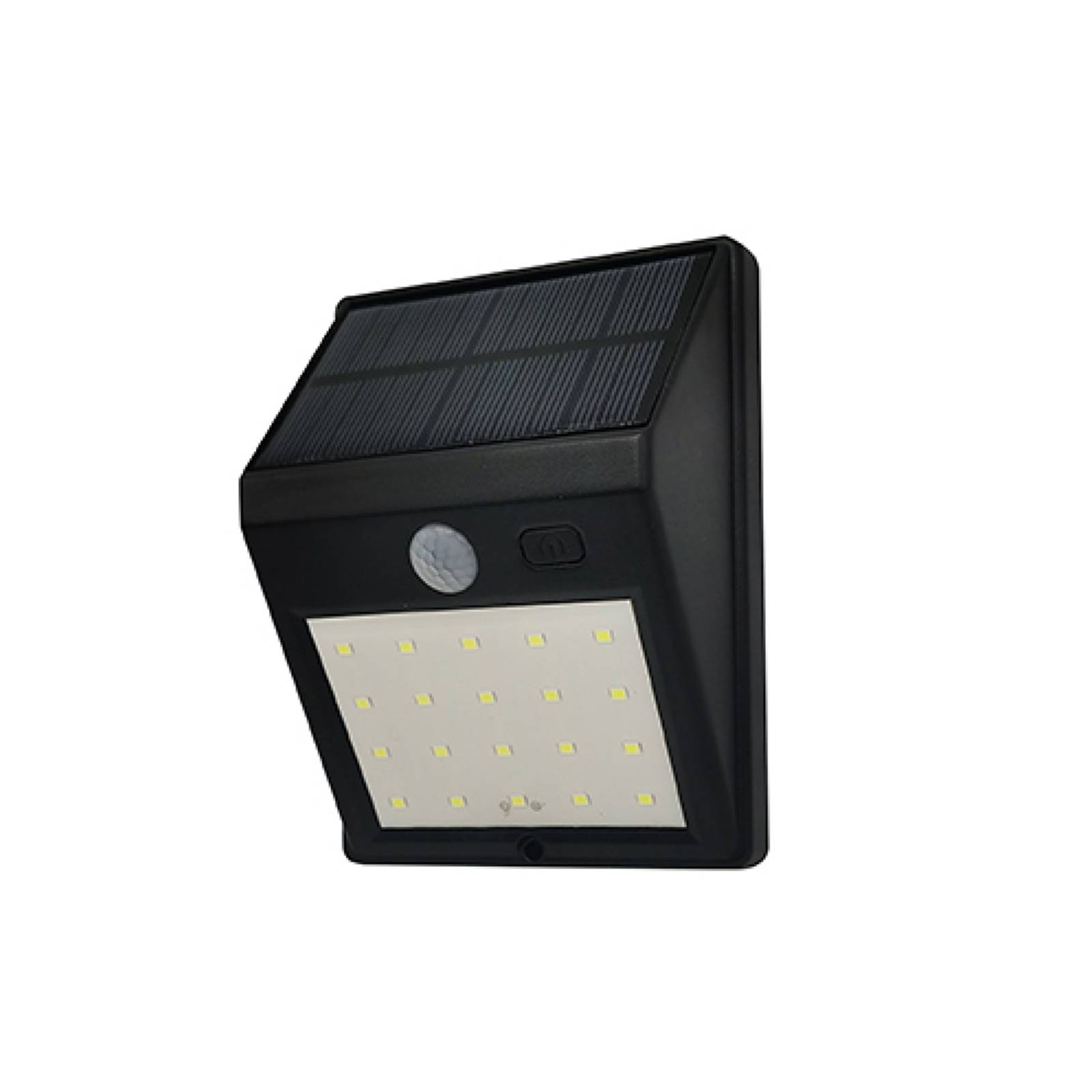 Eclairage LED Solaire à Détection de mouvement Mural Noir 30lm – 160 lm-0