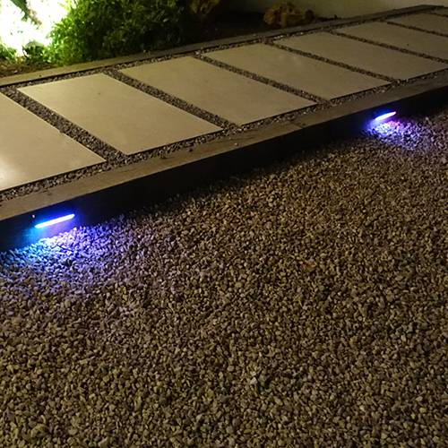 Applique Solaire Murale LED Blanc Chaud ou Multi-Couleur 3000K-2