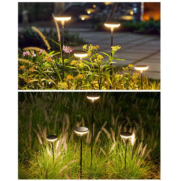 (Lot de 2) Eclairages LED 35 lm Solaire à planter Idéal illumination de composition florale-6