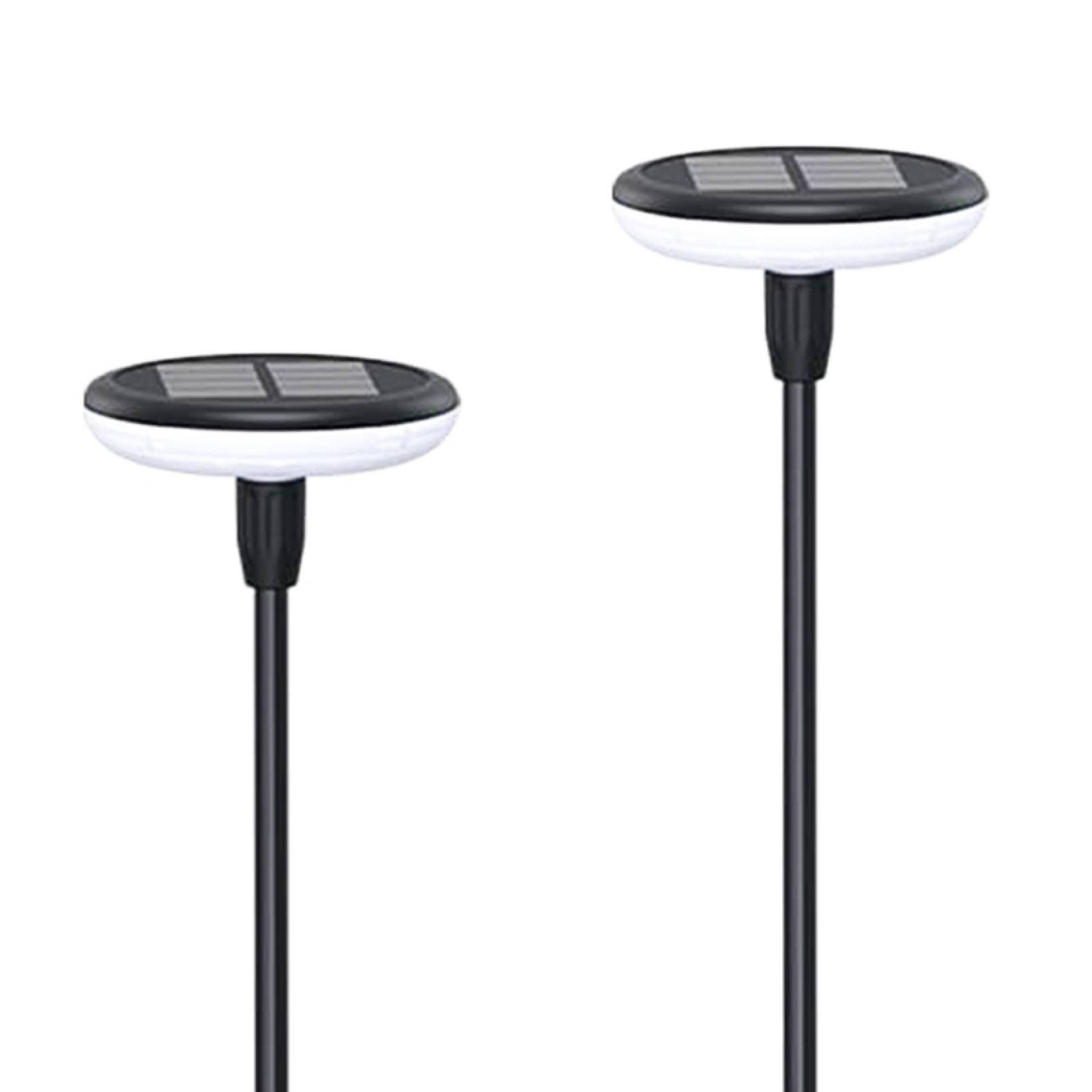 (Lot de 2) Eclairages LED 35 lm Solaire à planter Idéal illumination de composition florale-0