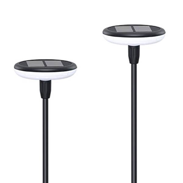 (Lot de 2) Eclairages LED 35 lm Solaire à planter Idéal illumination de composition florale