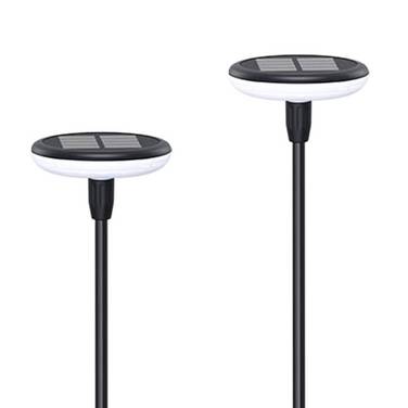 (Lot de 2) Eclairages LED 35 lm Solaire à planter Idéal illumination de composition florale