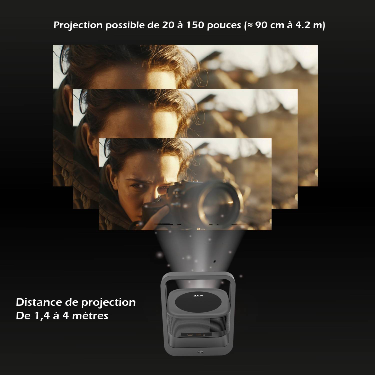 Image du symbole pour Vidéoprojecteur Android 4K Wifi
