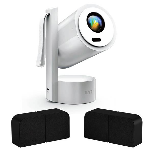 Vidéoprojecteur Android 4K Wifi avec batterie + enceinte 20W