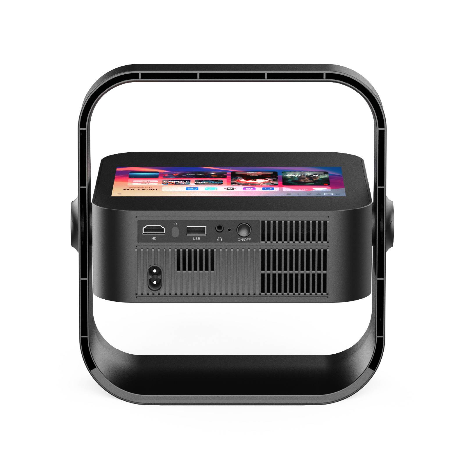 Vidéoprojecteur écranTactile 7’Android 12 4K + Enceintes Bluetooth 20W-2