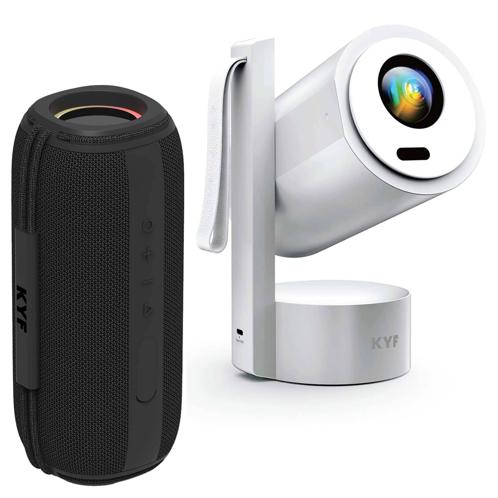 Vidéoprojecteur Android 4K Wifi Nomade avec batterie-0