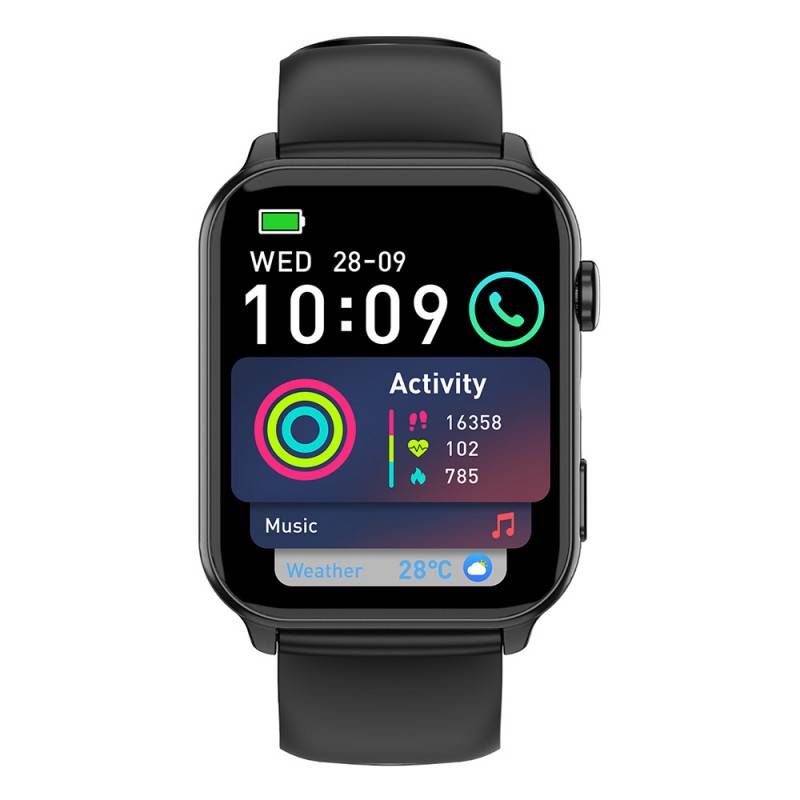 Blackview R30 Max (Montre connectée - 1.91'' - Appels bluetooth) Noir-2