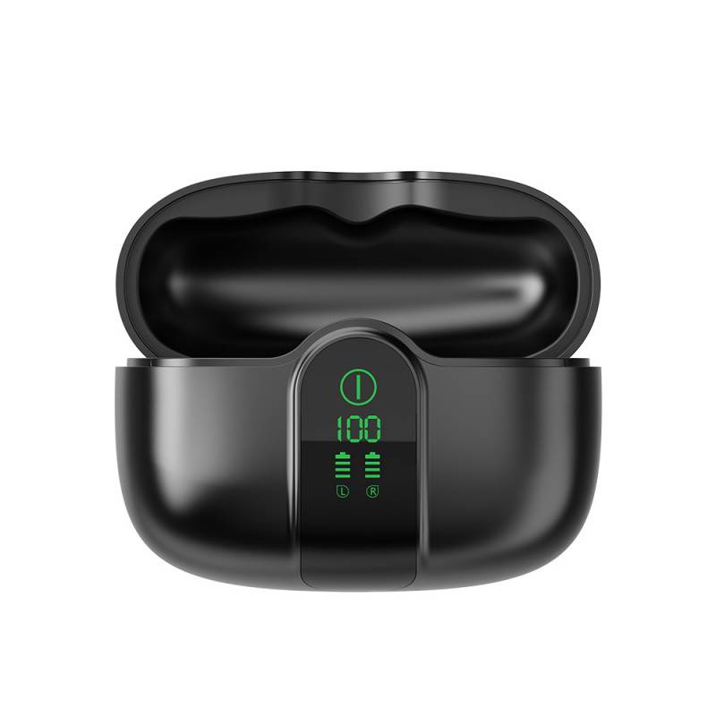 Blackview AirBuds 15 (Bluetooth 6.0 - Ecran d'Affichage - Reduction de Bruit) Noir-0