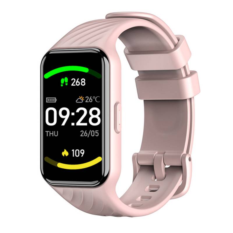 Blackview R10 (Montre connectée - 1.47'' - Etanche à 10 mètres) Rose-1