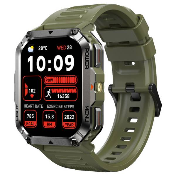 Blackview W70 Pro (Montre connectée - 2.01'' - Appels bluetooth) Vert