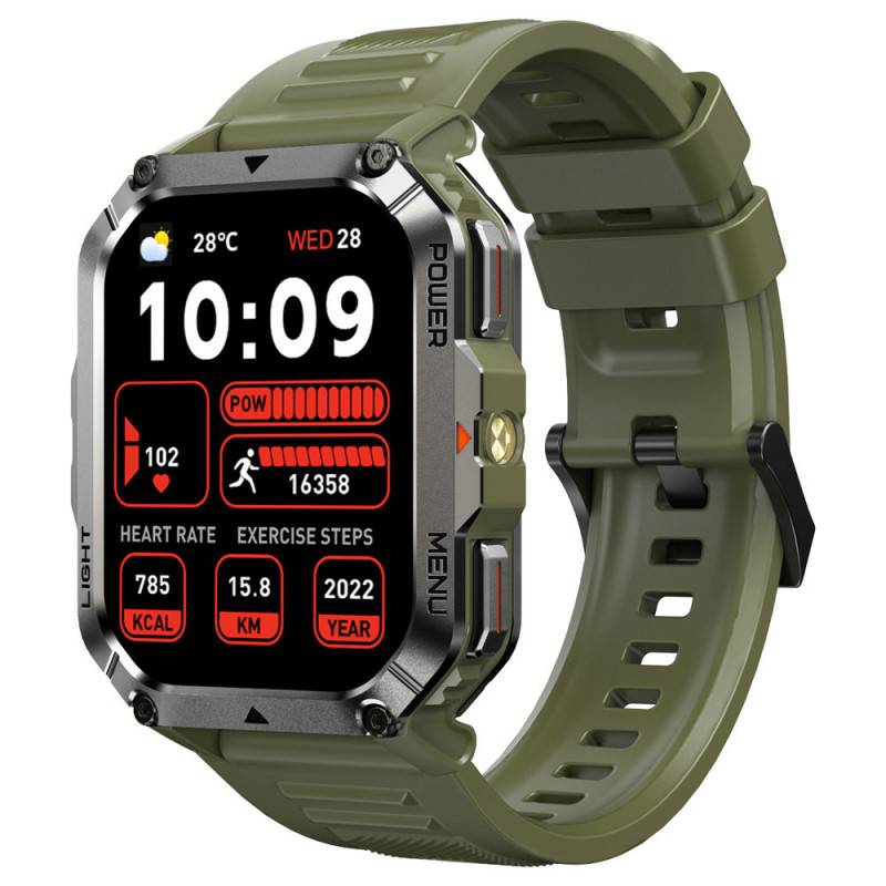 Blackview W70 Pro (Montre connectée - 2.01'' - Appels bluetooth) Vert-0