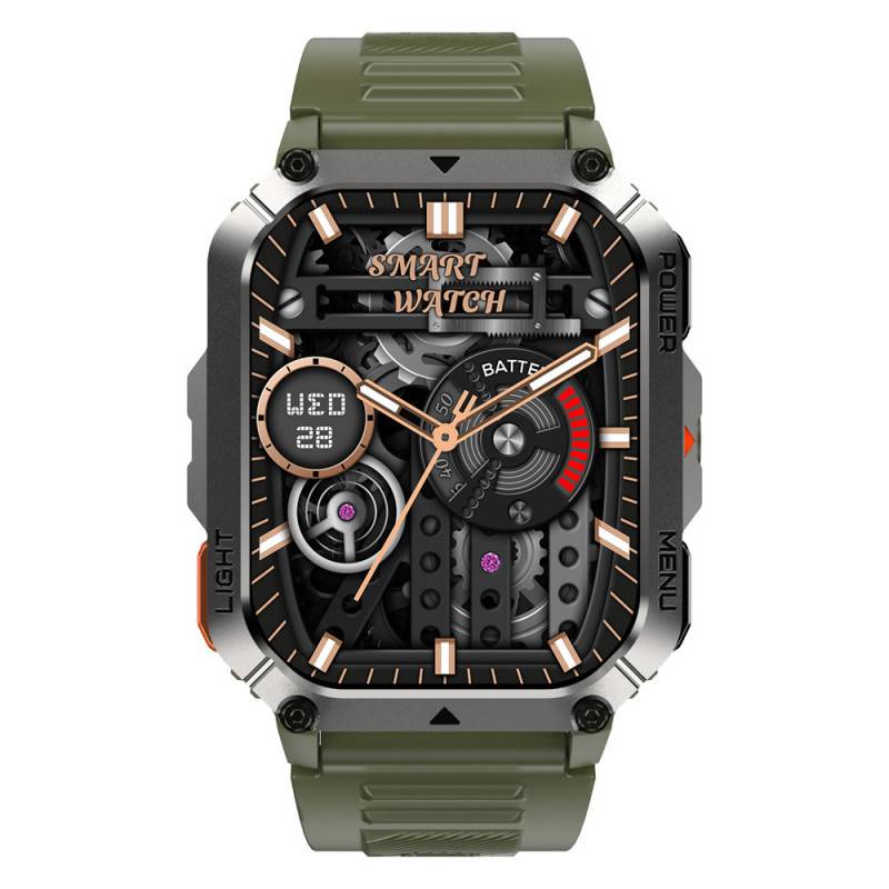 Blackview W70 Pro (Montre connectée - 2.01'' - Appels bluetooth) Vert-1