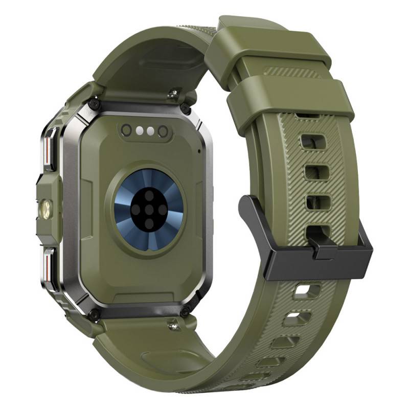 Blackview W70 Pro (Montre connectée - 2.01'' - Appels bluetooth) Vert-3