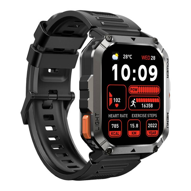 Blackview W70 Pro (Montre connectée - 2.01'' - Appels bluetooth) Noir-1