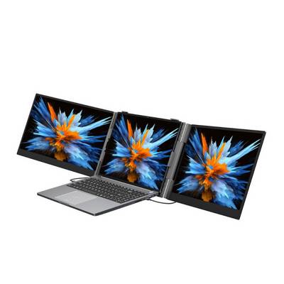 Blackview DCM6 - Extention d'Ecran PC (14'' - 2 Ecrans) Noir-0