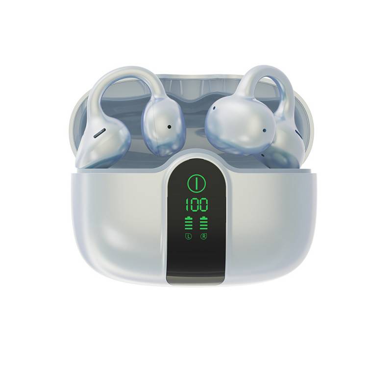 Blackview AirBuds 15 (Bluetooth 6.0 - Ecran d'Affichage - Reduction de Bruit) Blanc-0