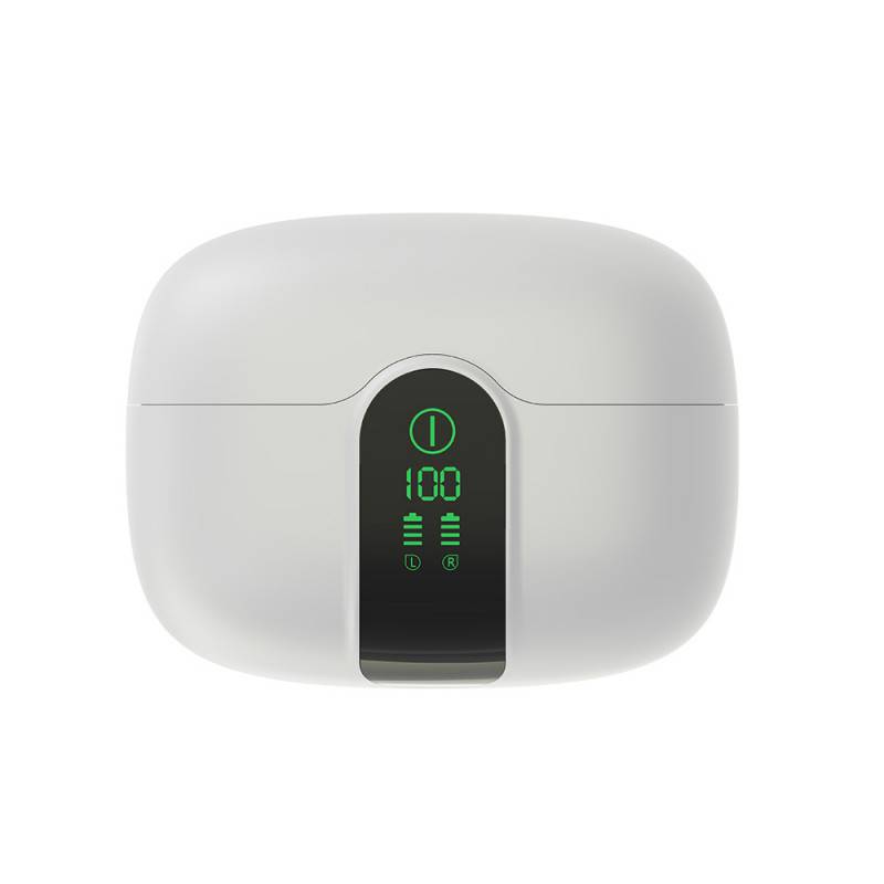 Blackview AirBuds 15 (Bluetooth 6.0 - Ecran d'Affichage - Reduction de Bruit) Blanc-1