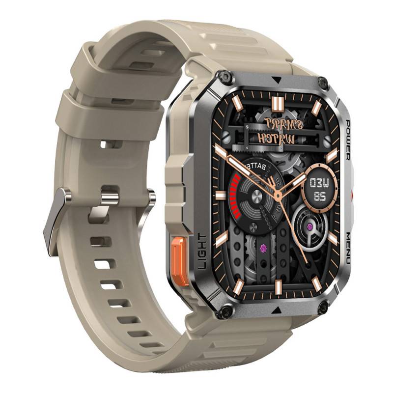 Blackview W70 Pro (Montre connectée - 2.01'' - Appels bluetooth) Kaki-2