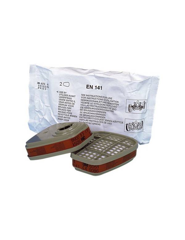 Filtre Antigaz Abe1 Vapeurs  Organiques Inorg  Gazacides - Boite De 8 - 6057 126