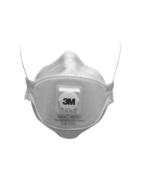 Masque Anti Poussiere Aura Ffp3 Nr D Confort Pliable Boite De 20 - K933 Sans Valve
