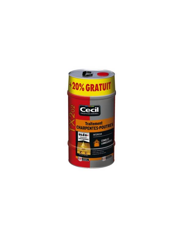 Traitement Charpente V33 Tx202 Protection Insecticide Fongicide Bois - V33
