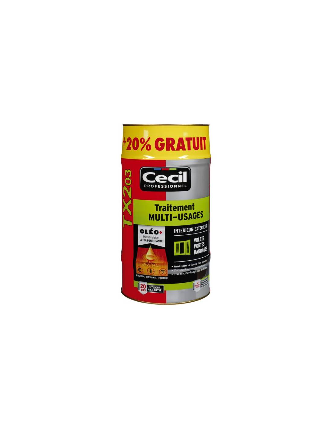 Traitement Bois V33 Tx 203 Protection Complète Bois Intérieurs Et Extérieurs - V33-0