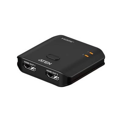 ATEN ATEN VS4812 2-Port True 4K HDMI Splitter Switch HDMI compatible avec l'ultra HD-0
