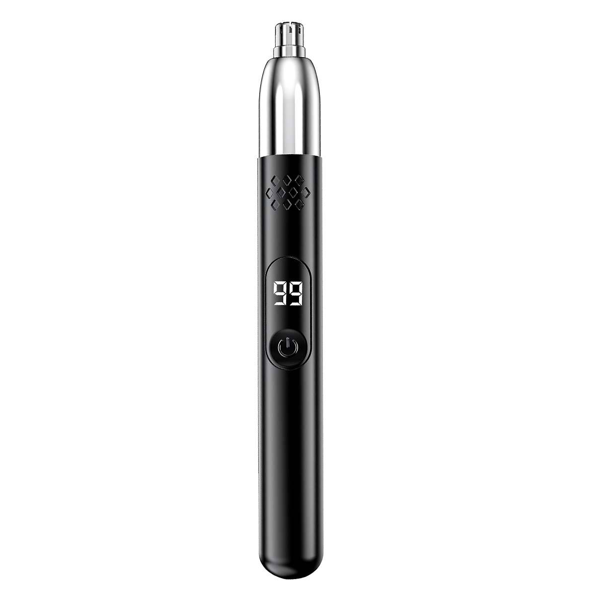 Tondeuse 3W pour Poils de Nez Rechargeable USB Compacte avec Écran Digital-1
