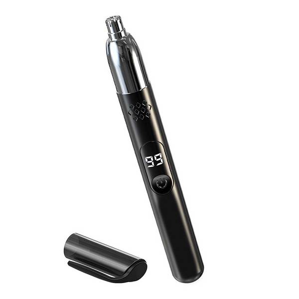 Tondeuse 3W pour Poils de Nez Rechargeable USB Compacte avec Écran Digital