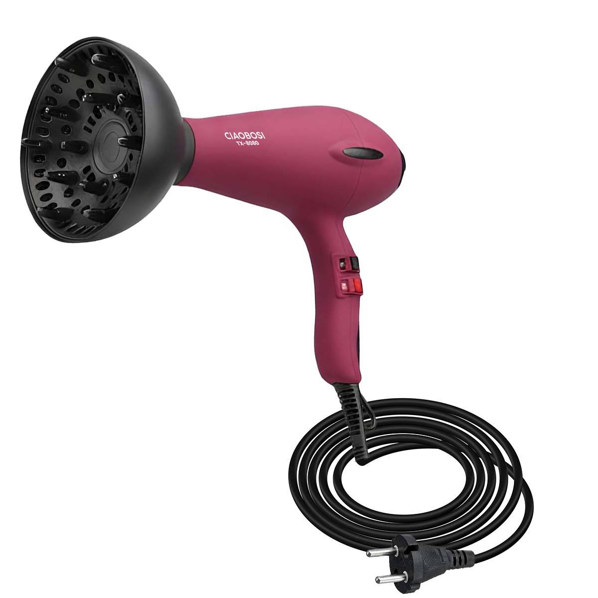 Sèche-Cheveux 4800W Fonction Air Chaud / Froid Réglable-1