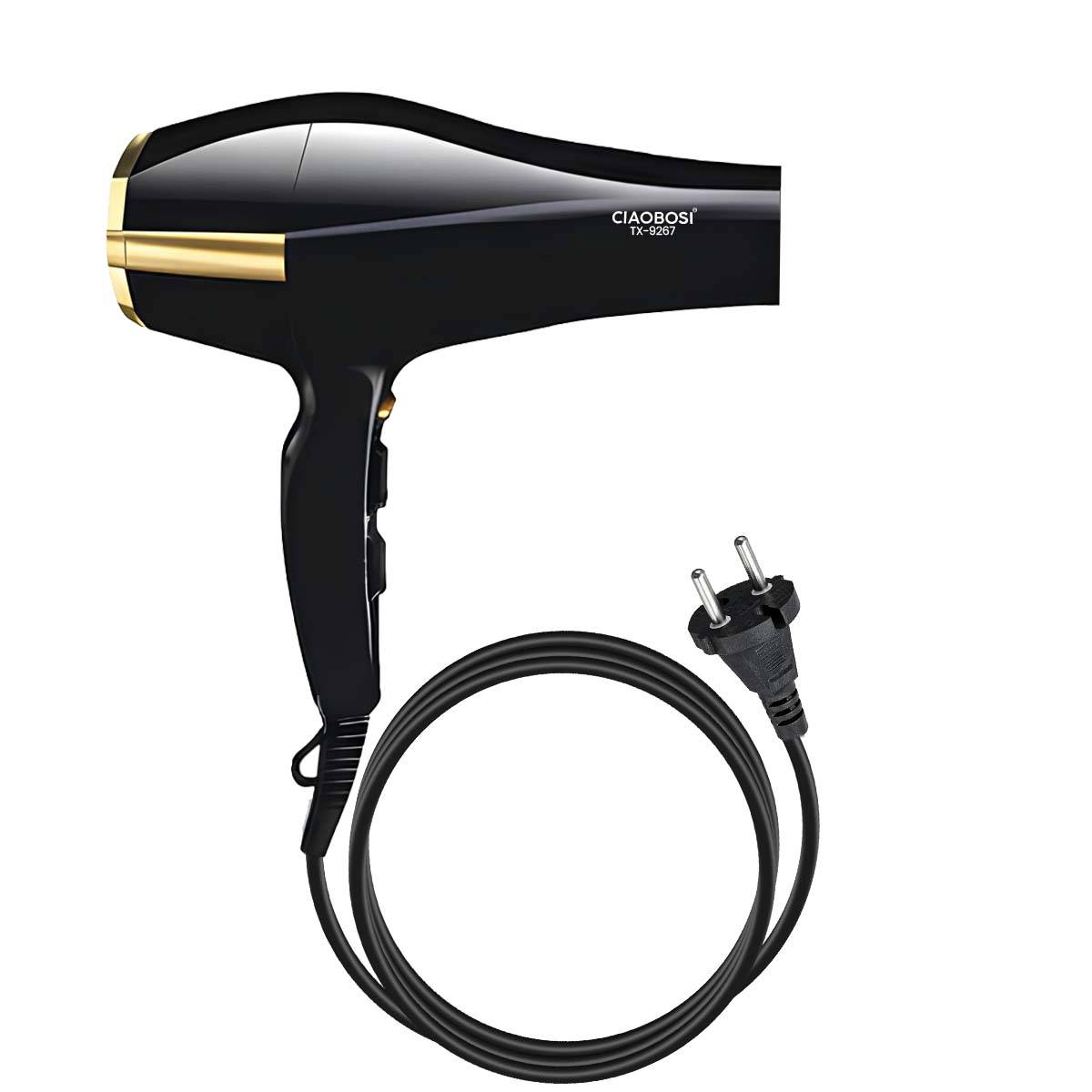 Sèche-cheveux Électrique 1500W Air Chaud et Air Froid-0