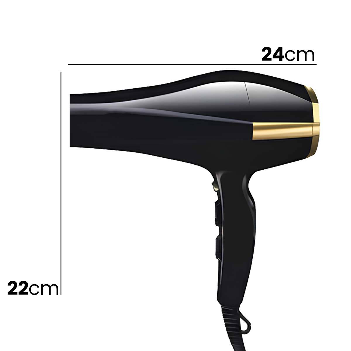 Sèche-cheveux Électrique 1500W Air Chaud et Air Froid-2