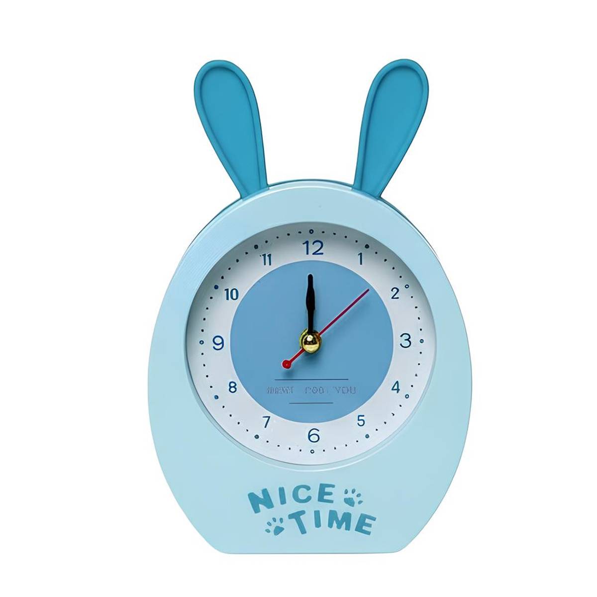 Réveil Analogique pour Enfant Design Oreilles de Lapin Modèle Nice Time-0