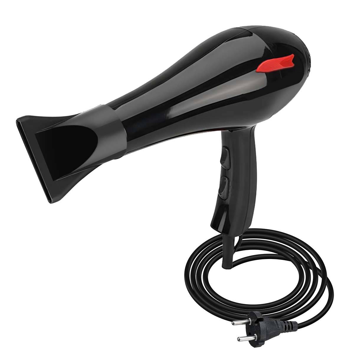 Sèche-cheveux Électrique 1500W Compact Air Chaud et Air Froid-1