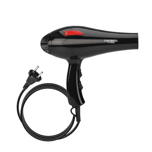 Sèche-cheveux Électrique 1500W Compact Air Chaud et Air Froid