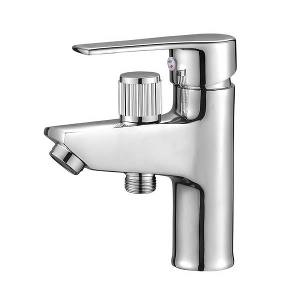Mitigeur de Lavabo 1 Trou Finition Chromé Anti-corrosion