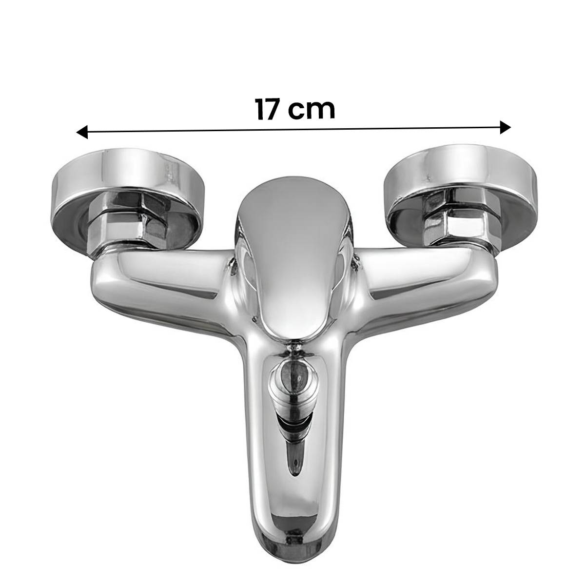 Mitigeur de Bain et Douche en Laiton Finition Chromé Anti-fuite-3