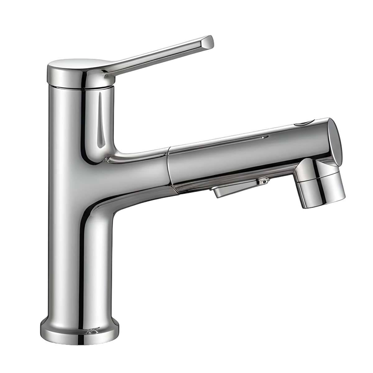 Robinet de Lavabo Extensible Multifonction avec Fonction Rinçage Buccal-0