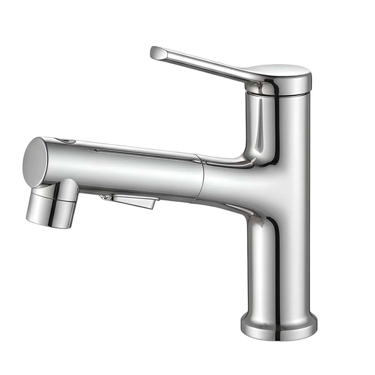 Robinet de Lavabo Extensible Multifonction avec Fonction Rinçage Buccal-1