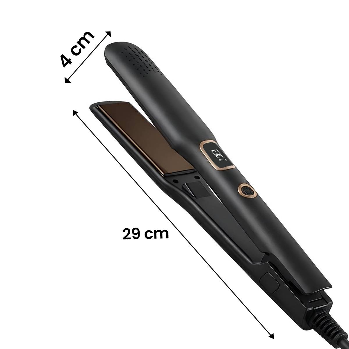 Fer à Lisser et à Boucler 2 en 1 en Tourmaline Céramique 40W-3