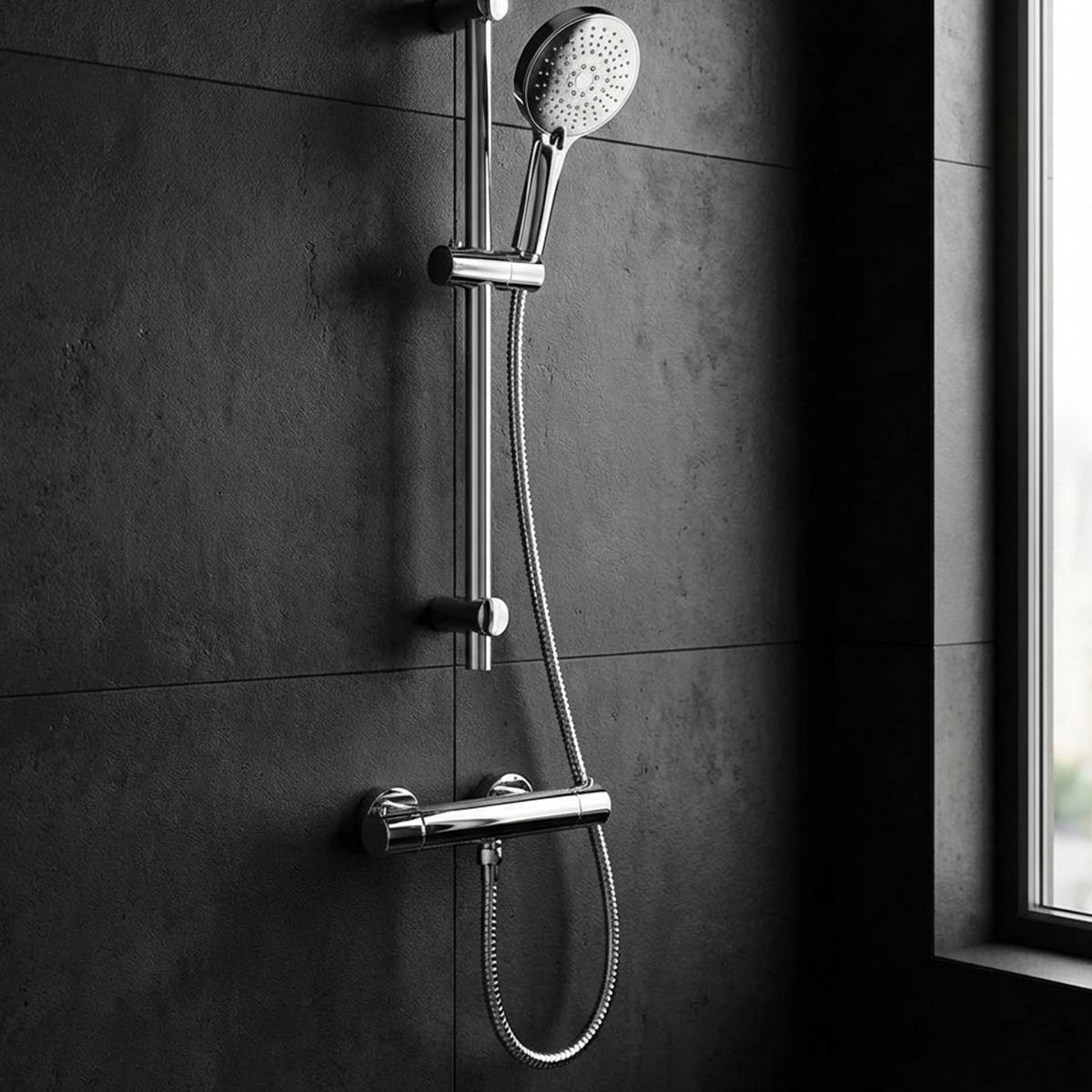 Flexible de Douche 2.5m Renforcé avec Joints d’Étanchéité-2
