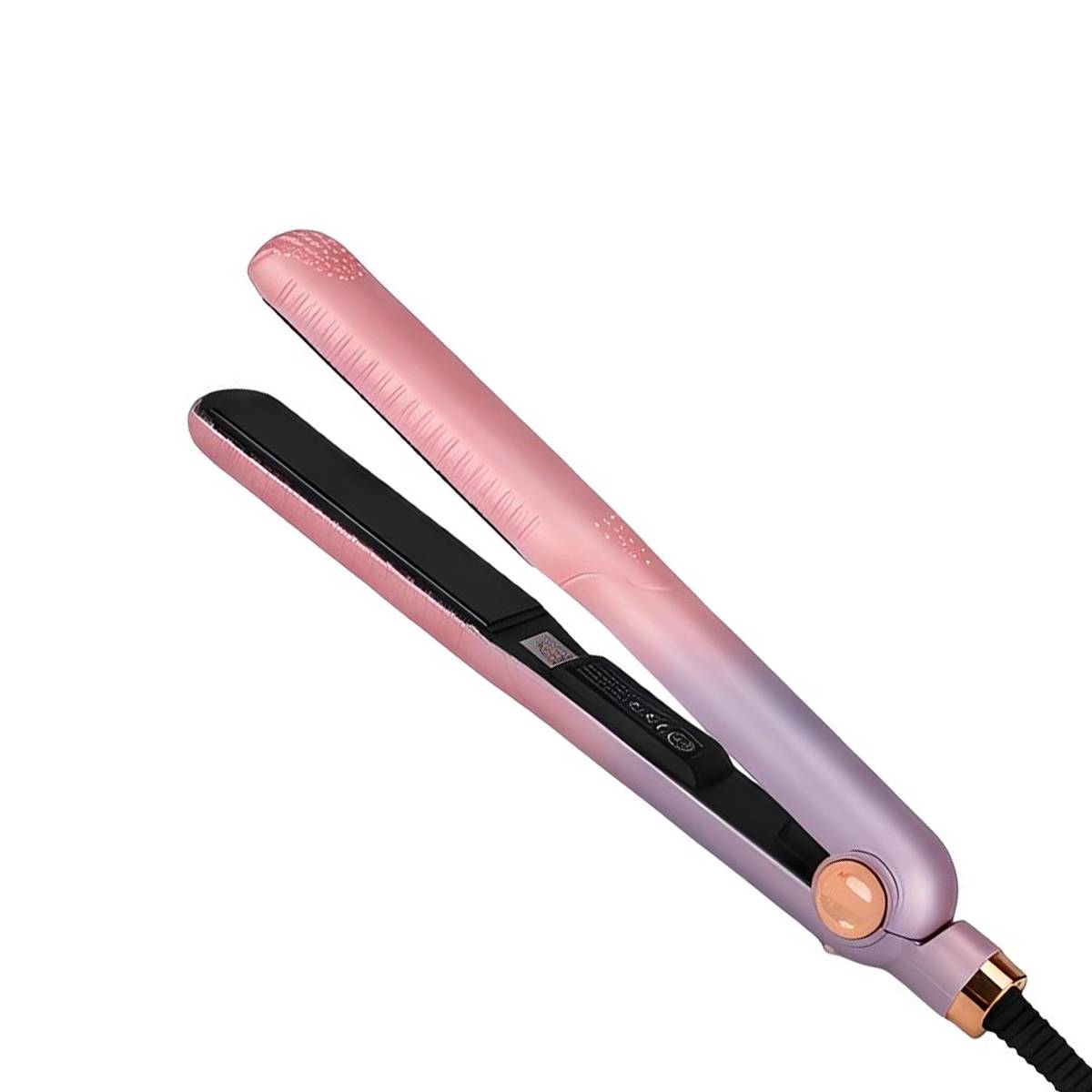 Lisseur et Boucleur 2-en-1 pour Cheveux Secs et Humides Ionique 40W-1