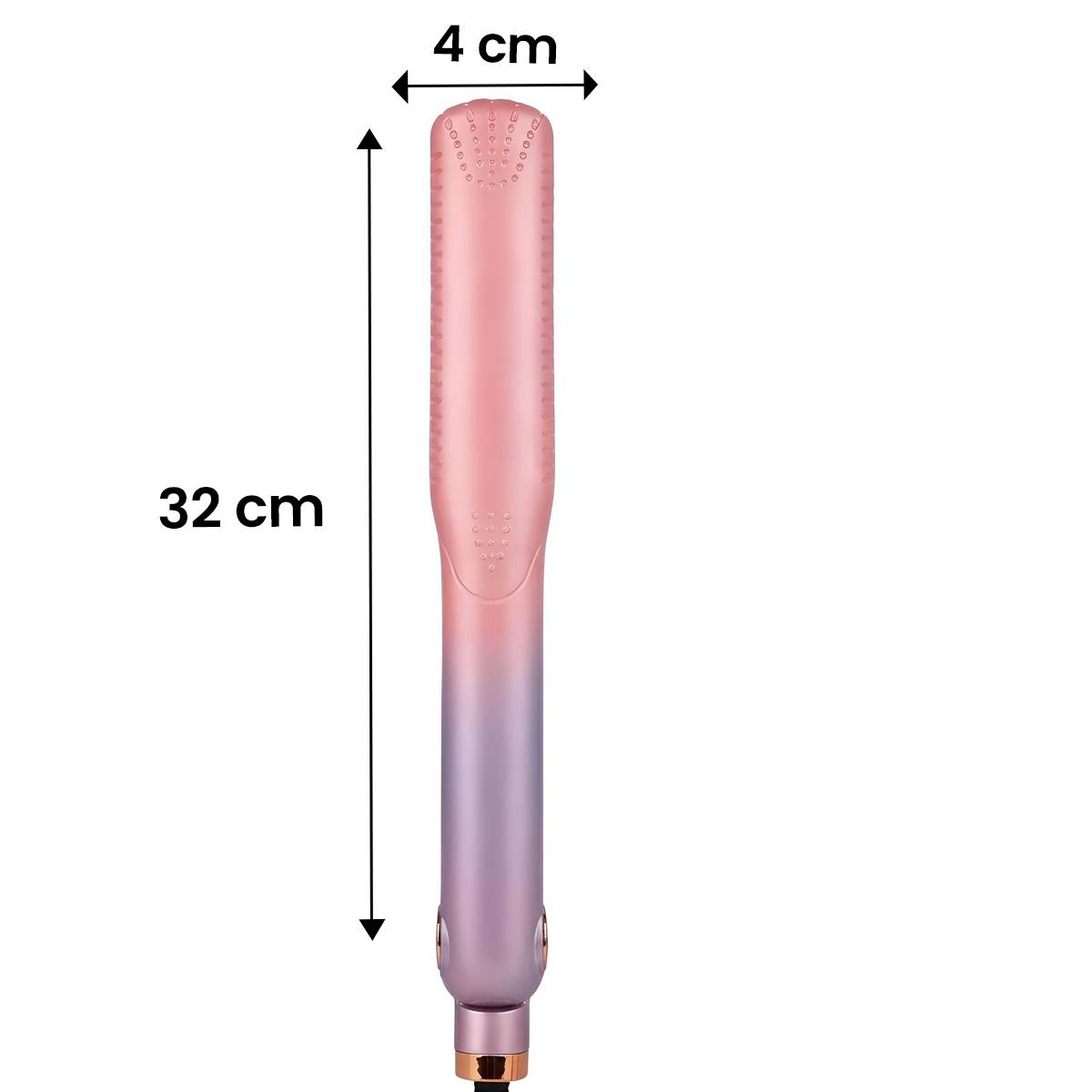 Lisseur et Boucleur 2-en-1 pour Cheveux Secs et Humides Ionique 40W-3