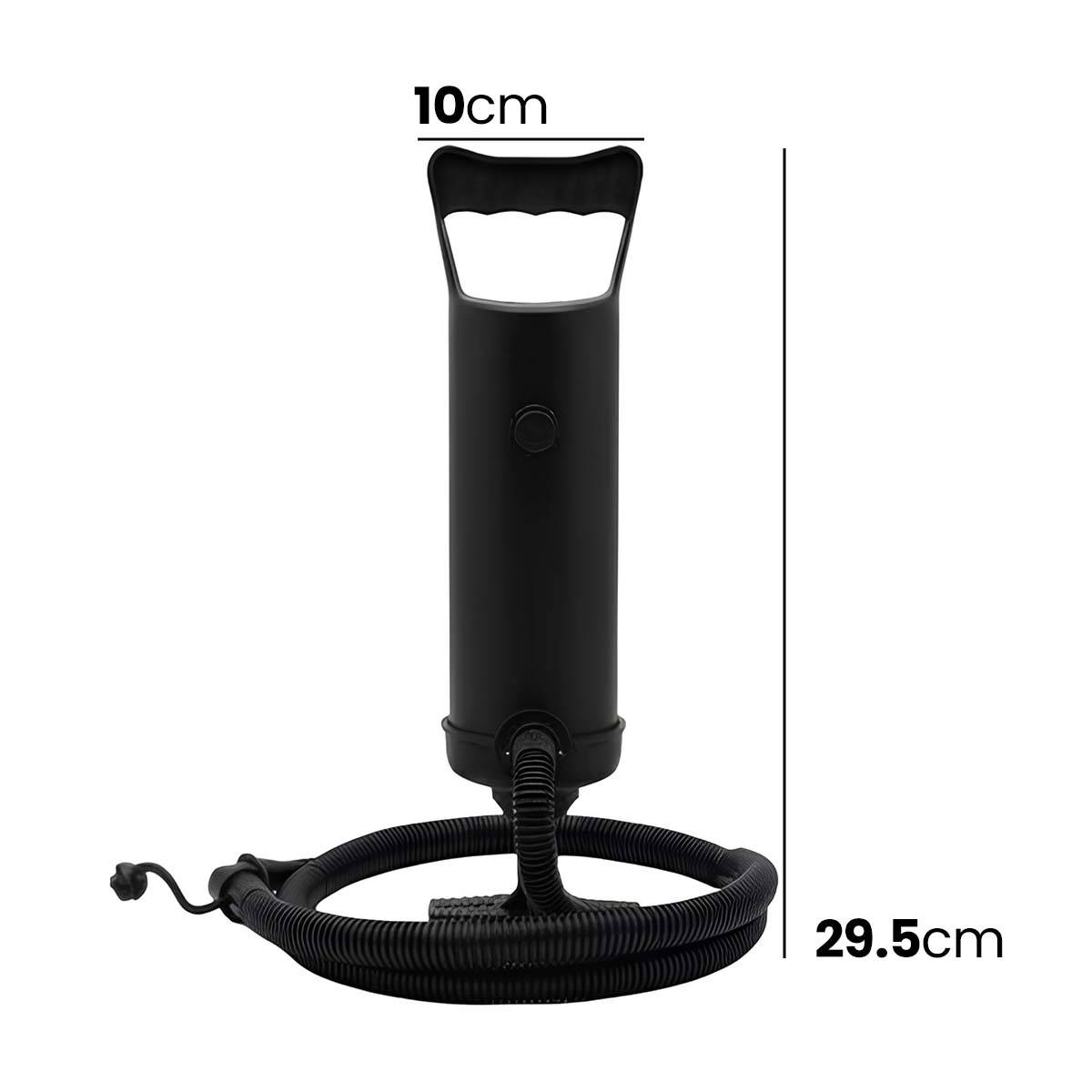 Pompe à Air Manuelle avec Tuyau Flexible et Embouts Interchangeables-3