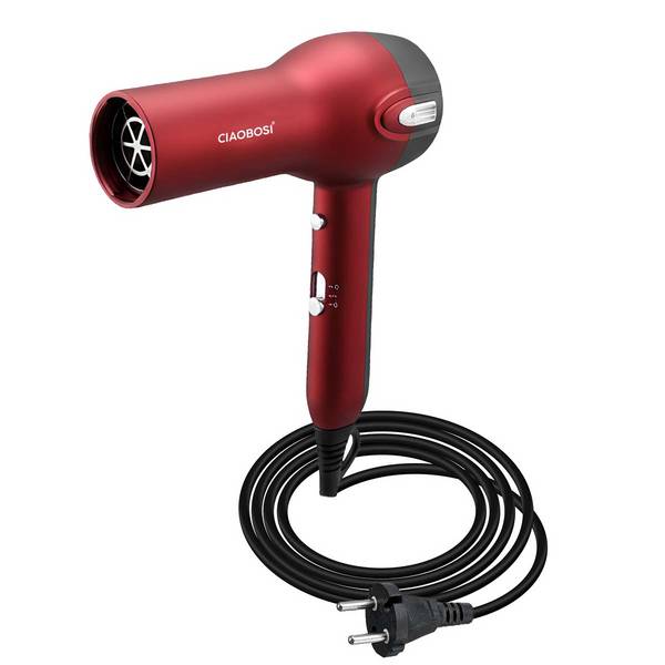 Sèche-Cheveux Électrique 1400W avec Air Froid et Vitesses Réglables