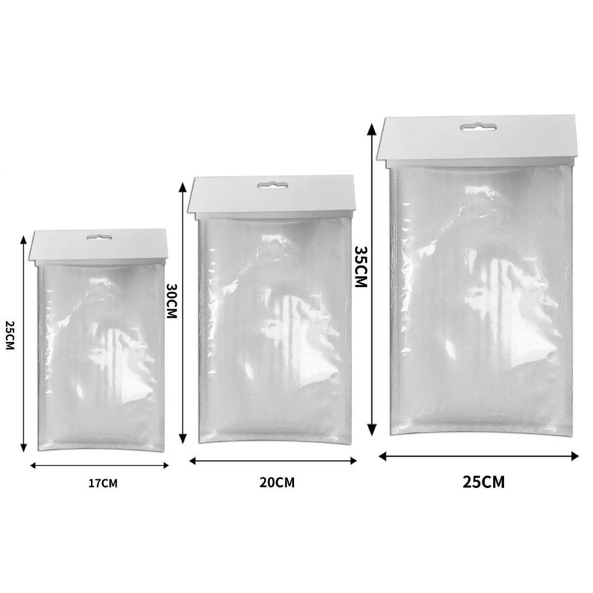 Lot de 15 Sacs de Conservation Alimentaire Sous Vide Multi Formats-3