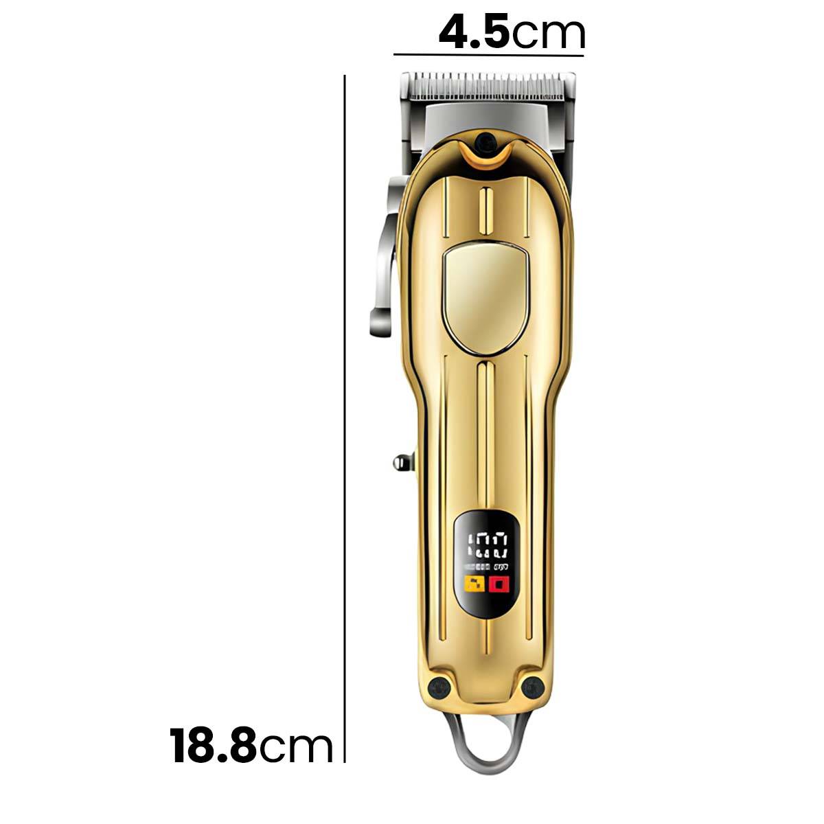 Tondeuse Électrique USB-C 5W Sans Fil 2000mAh Finition Spray avec Écran LED-3